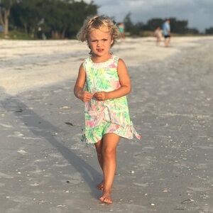 Lilly Pulitzer classic shift girls 2T flamingo MATCHING WOMENS TUNIC AVAILABLE